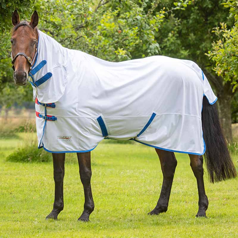 Couverture anti-mouches Tempest Blanc/Bleu