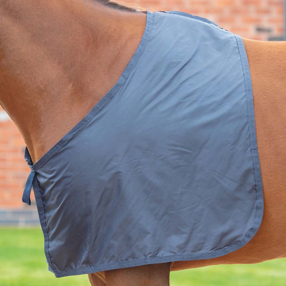 Protège-Épaules Satin Bleu Marinee