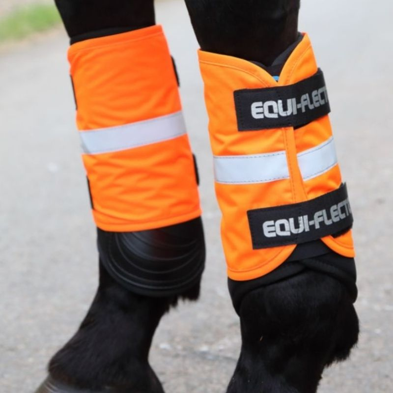 Réflecteur de jambe 2-pack Orange