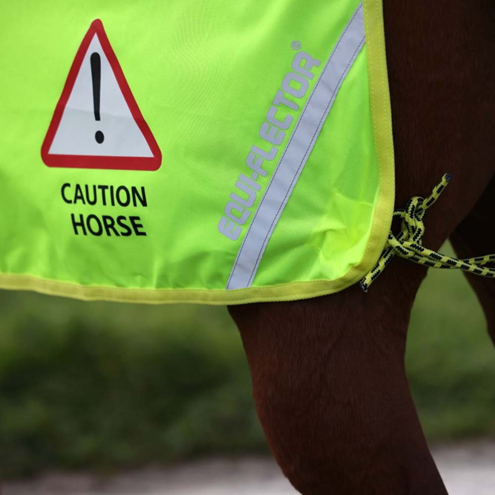 Couvre-rein en Maille Réflexe Jaune