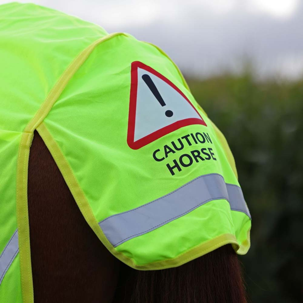 Couvre-rein en Maille Réflexe Jaune
