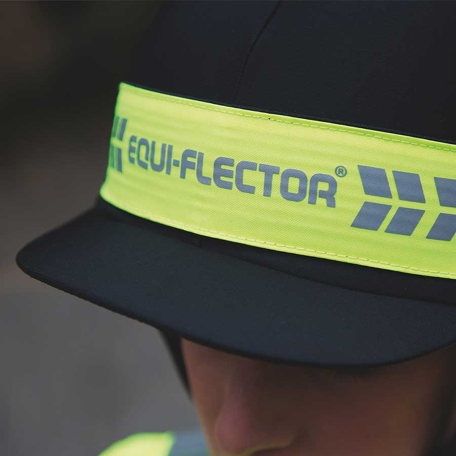 Bandeau réfléchissant pour casque Jaune