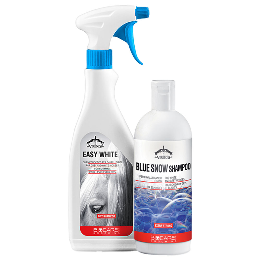 Nettoyant ultime pour les chevaux gris