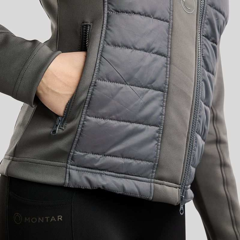Veste hybride Emma Softshell Gris