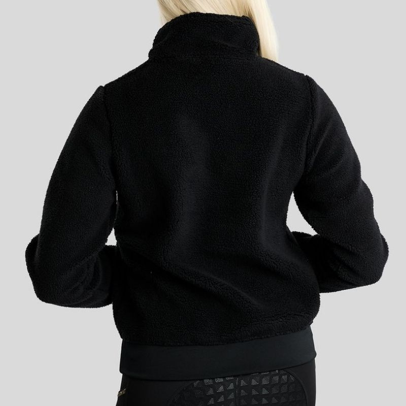 Polaire teddy MoEbba Q-Zip Noir