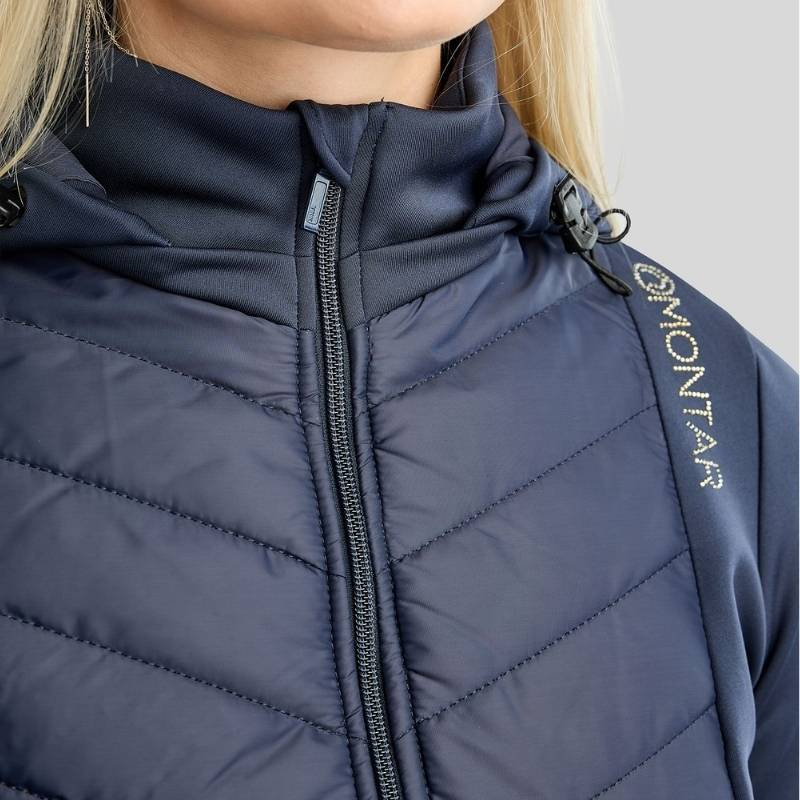 Veste hybride MoEverline Crystals Bleu Marine