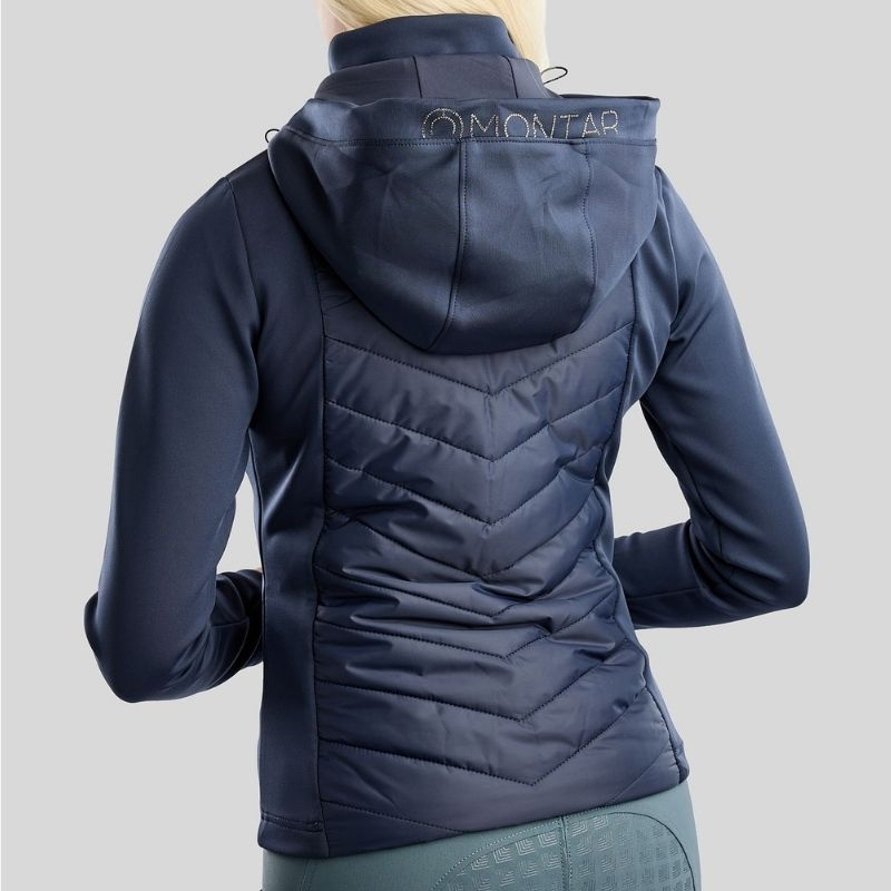 Veste hybride MoEverline Crystals Bleu Marine