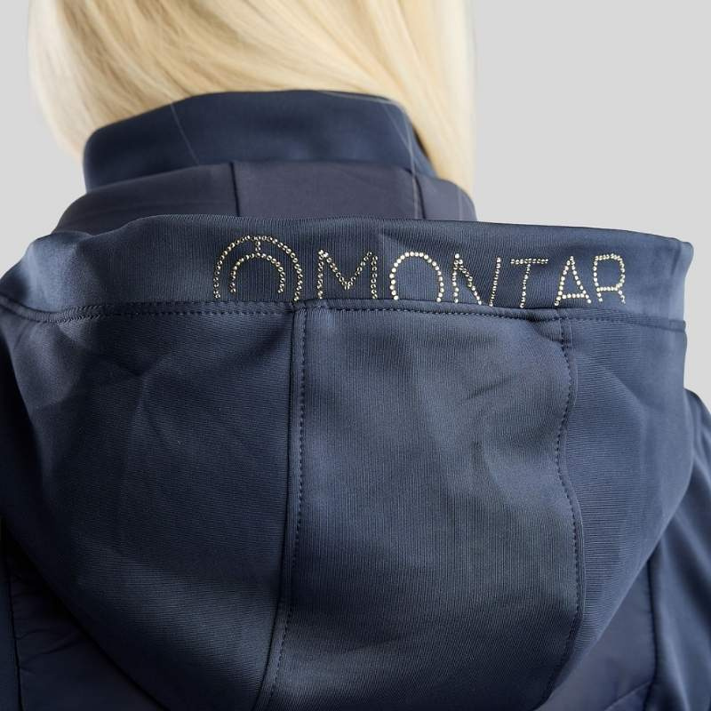 Veste hybride MoEverline Crystals Bleu Marine