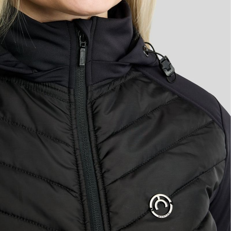 Veste hybride MoAddie Logo Charm Noir