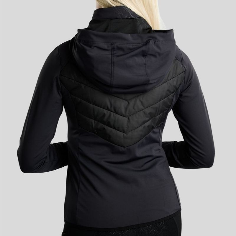 Veste hybride MoAddie Logo Charm Noir