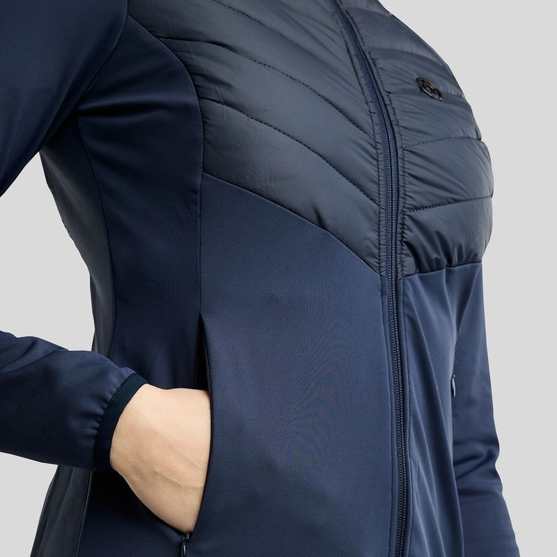 Veste hybride MoAddie Logo Charm Bleu Marine