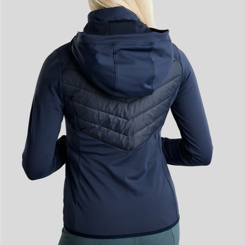 Veste hybride MoAddie Logo Charm Bleu Marine