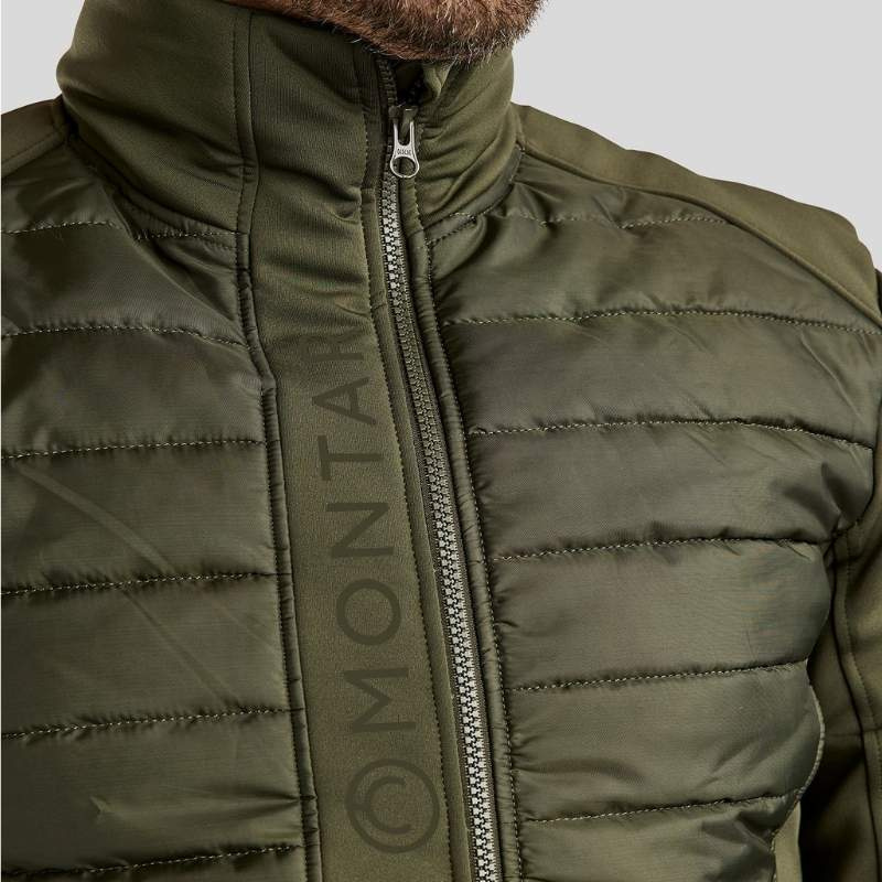 Veste hybride Homme Emanuel Softshell Olive