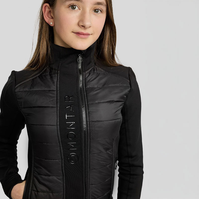 Veste hybride Enfant/Junior Emma Softshell Noir