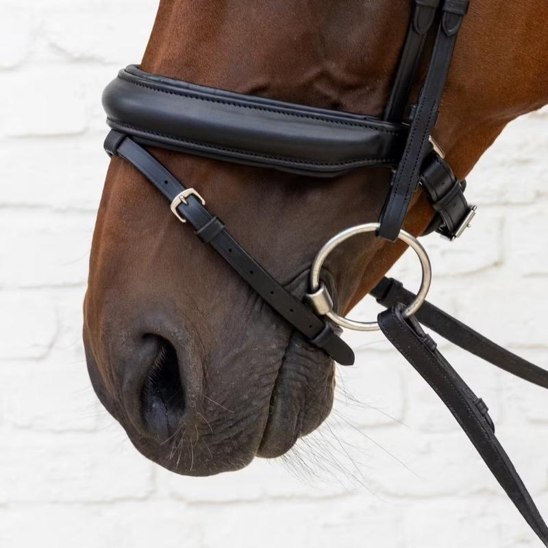 Bridon de dressage Medium Muserolle Soft Collection Noir
