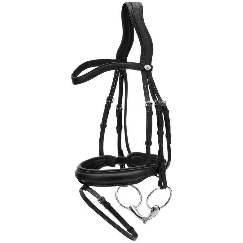 Bridon de dressage Medium Muserolle Soft Collection Noir