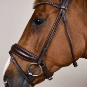 Bridon de dressage Muserolle large Soft Collection Marron Bridon de dressage Muserolle large Soft Collection Marron