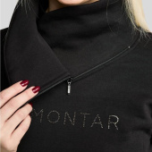 Sweatshirt MoNaja Gun Metal Crystals Noir Sweatshirt MoNaja Gun Metal Crystals Noir