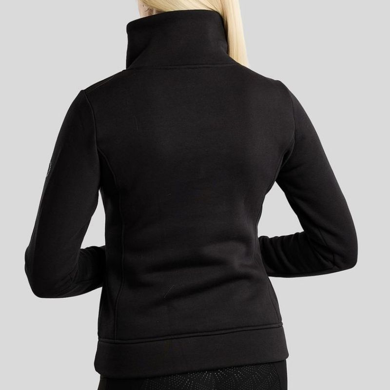 Sweatshirt MoNaja Gun Metal Crystals Noir