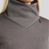 Sweatshirt MoNaja Gun Metal Crystals Gris Sweatshirt MoNaja Gun Metal Crystals Gris