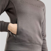 Sweatshirt MoNaja Gun Metal Crystals Gris Sweatshirt MoNaja Gun Metal Crystals Gris