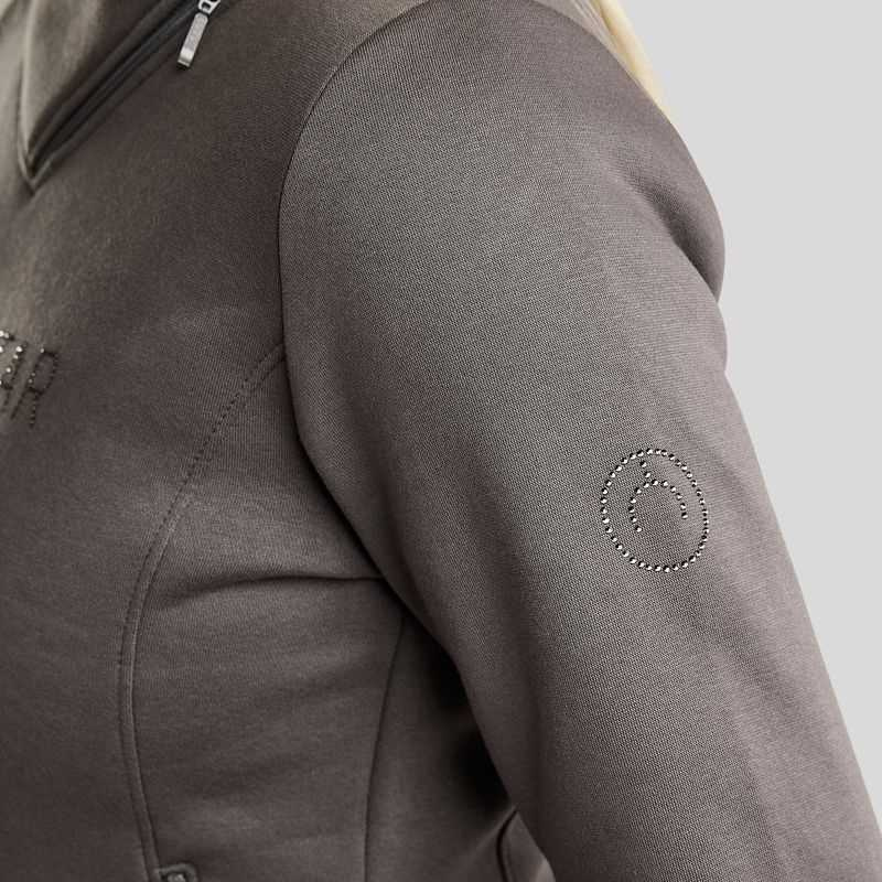 Sweatshirt MoNaja Gun Metal Crystals Gris