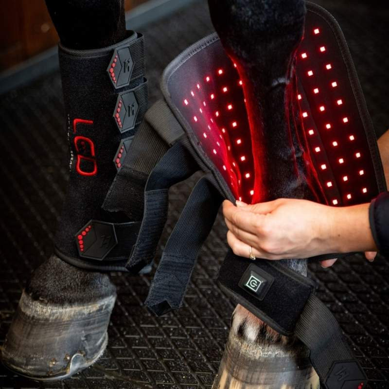 Guêtres de thérapie LED Red Light Therapy Noir