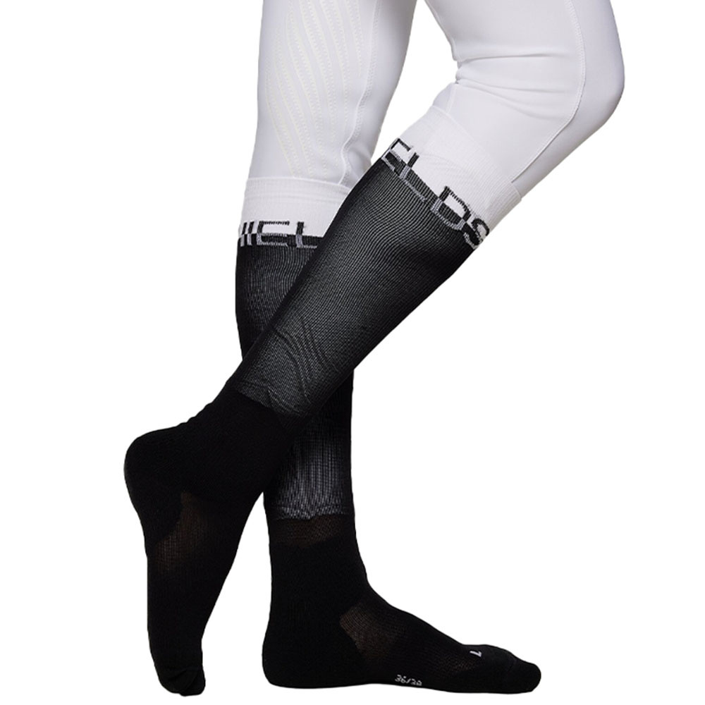Chaussettes d'équitation Balzane Coolmax Noir
