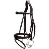 Bridon Anatomique à Muserolle Combinée US Collection Noir Bridon Anatomique à Muserolle Combinée US Collection Noir