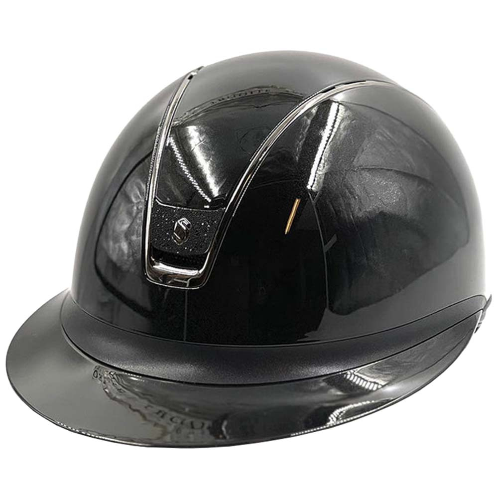 Casque d'équitation Miss Shield 2.0 Glossy Crystal Blazon Noir