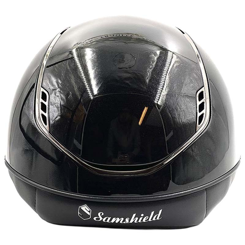 Casque d'équitation Miss Shield 2.0 Glossy Crystal Blazon Noir