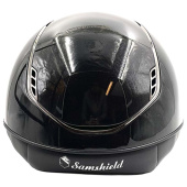 Casque d'équitation Miss Shield 2.0 Glossy Crystal Blazon Noir Casque d'équitation Miss Shield 2.0 Glossy Crystal Blazon Noir