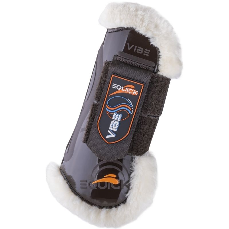 Guêtres ouvertes Vibe Velcro Fluffy Marron