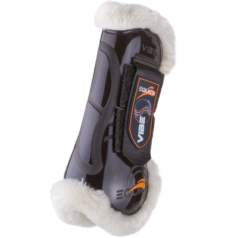 Guêtres ouvertes Vibe Velcro Fluffy Marron