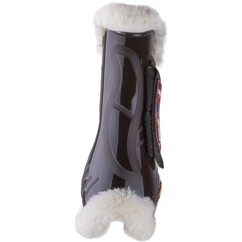 Guêtres ouvertes Vibe Velcro Fluffy Marron