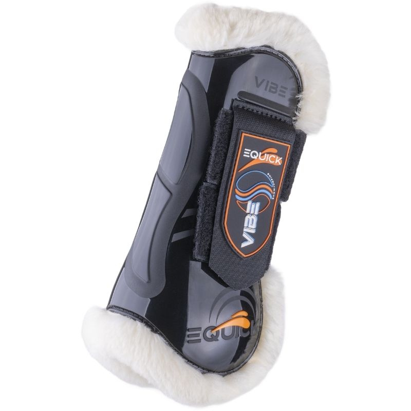 Guêtres ouvertes Vibe Velcro Fluffy Noir