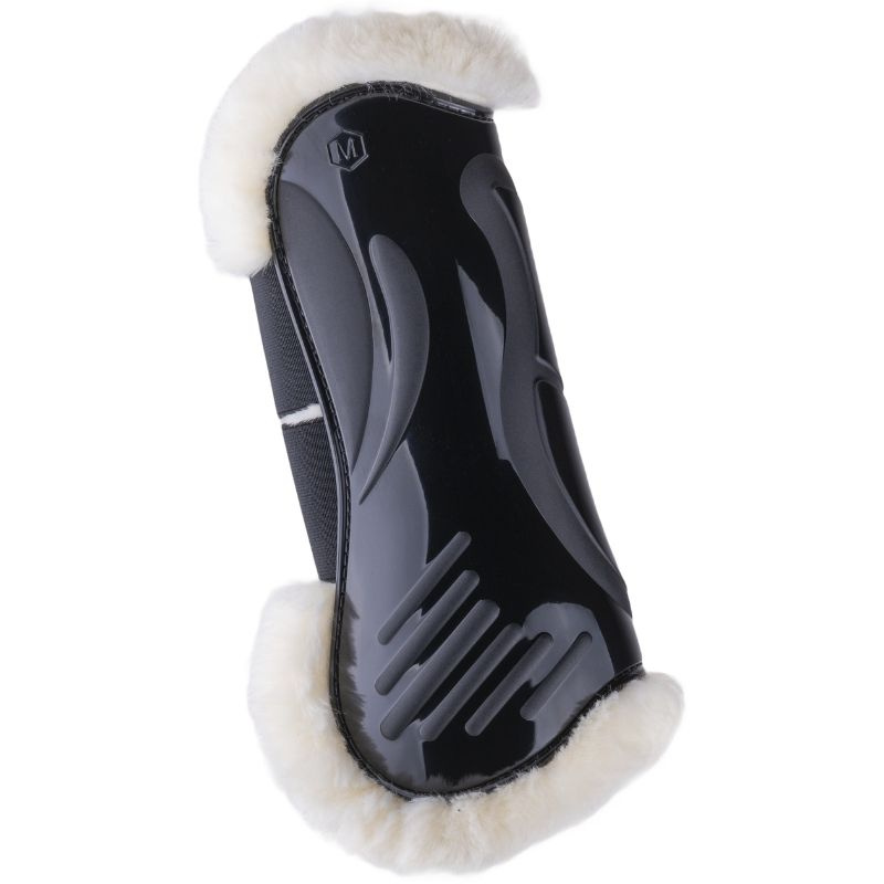 Guêtres ouvertes Vibe Velcro Fluffy Noir