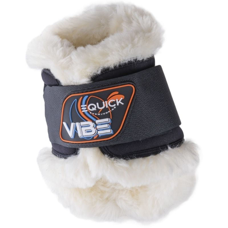 Protège-boulets Vibe Velcro Fluffy Noir