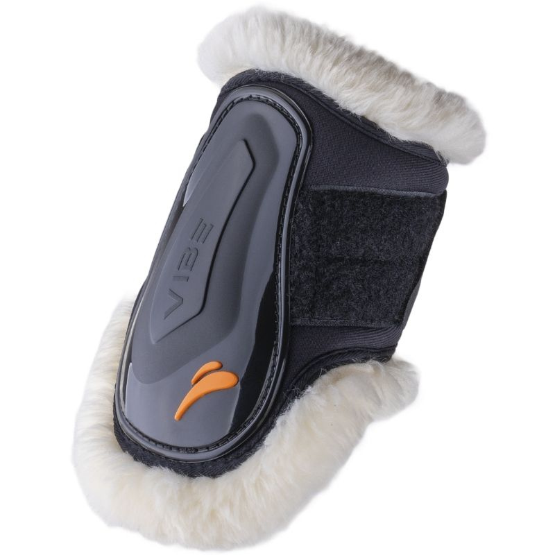 Protège-boulets Vibe Velcro Fluffy Noir
