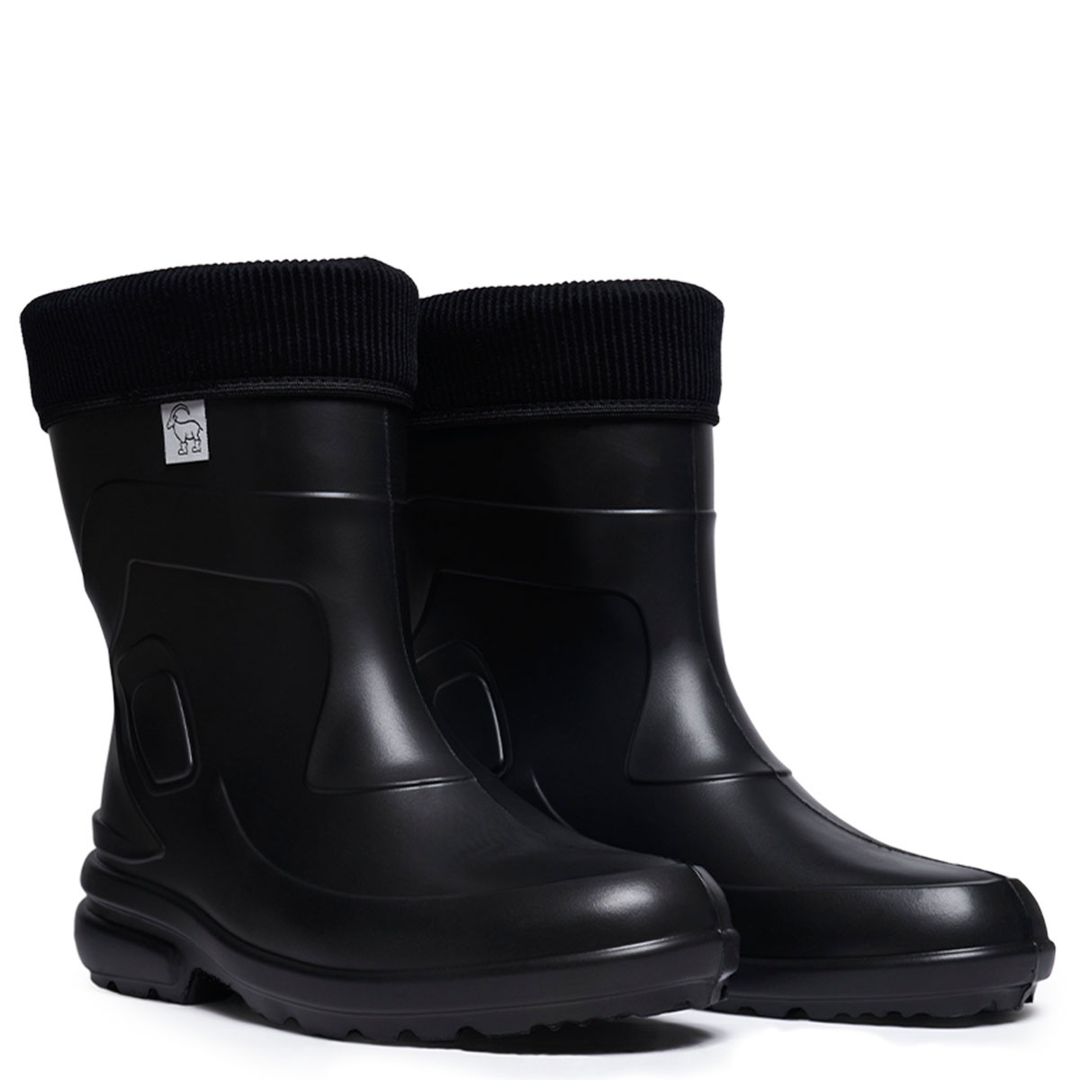 Bottes d'équitation caoutchouc avec doublure amovible Lisa Noir