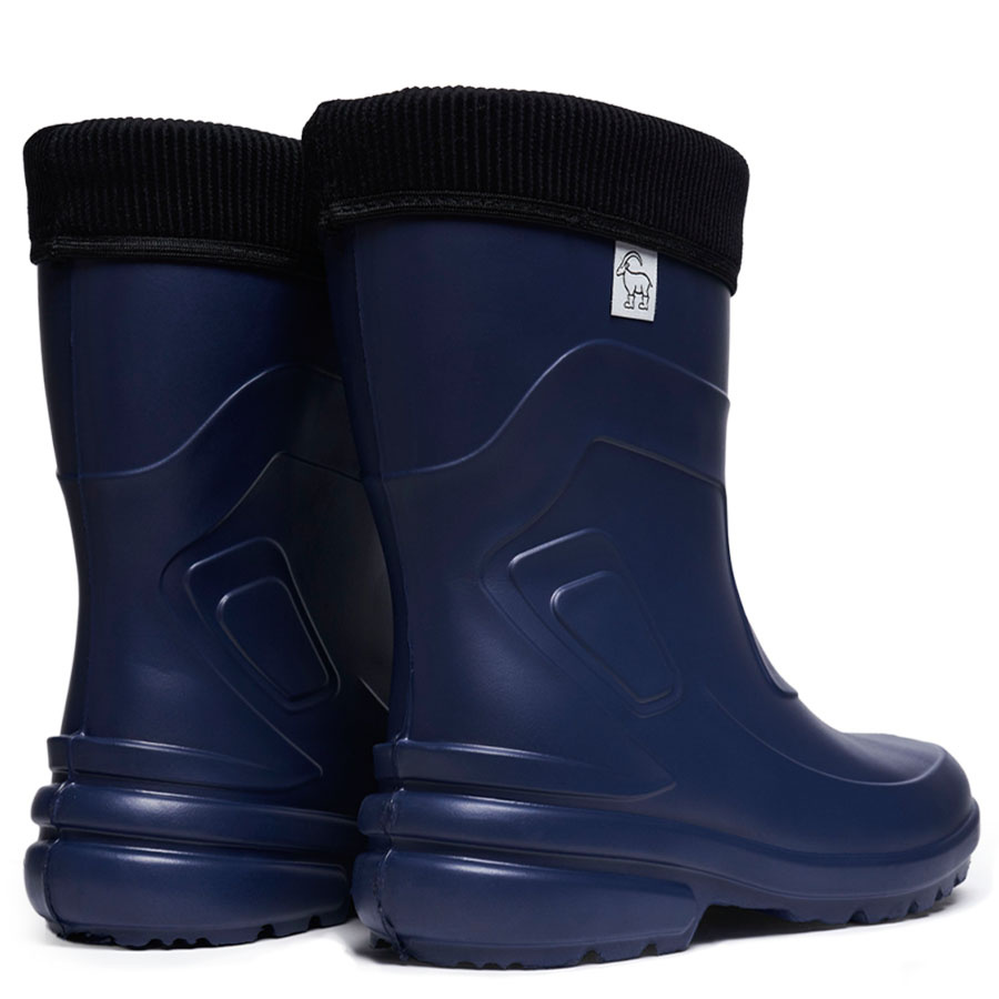 Bottes d'équitation caoutchouc avec doublure amovible Lisa Bleu