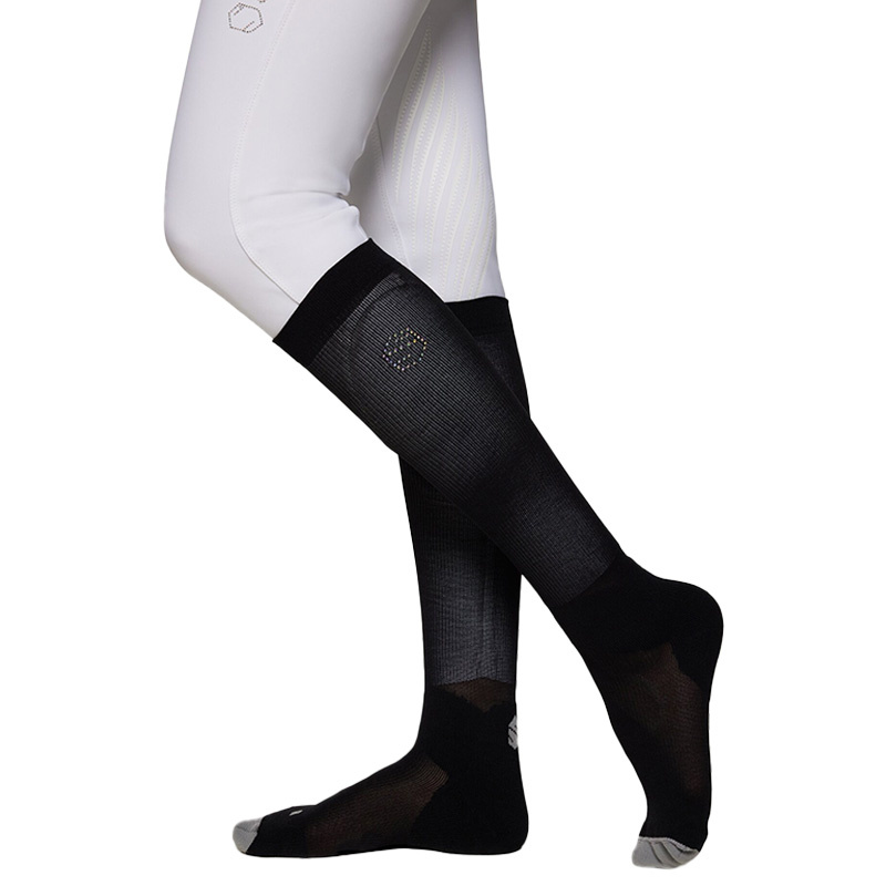 Chaussettes d'équitation Balzane Soft Air Noir
