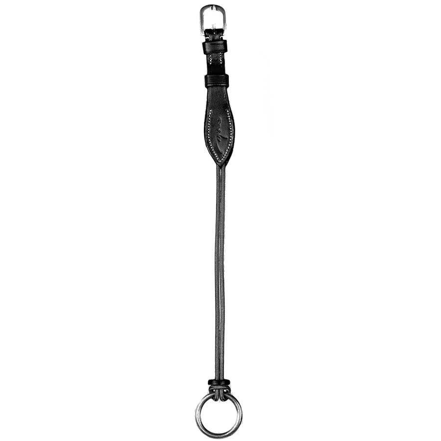 Sanglons de Gogue Cuir/Nylon WC Noir