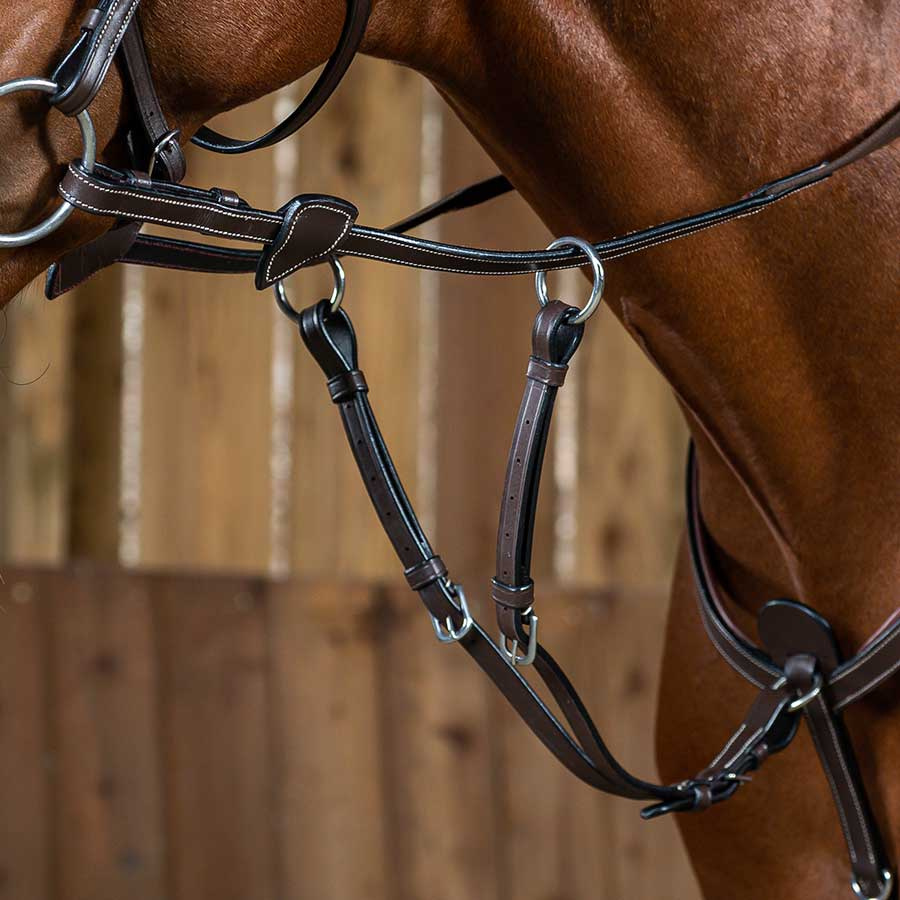 Martingale courte Soft Bib NE Noir Poney