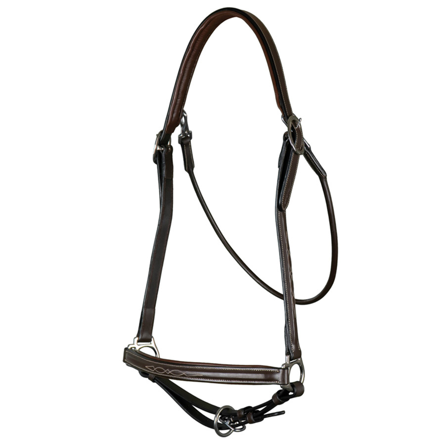Halter de toilettage Leather WBD Marron