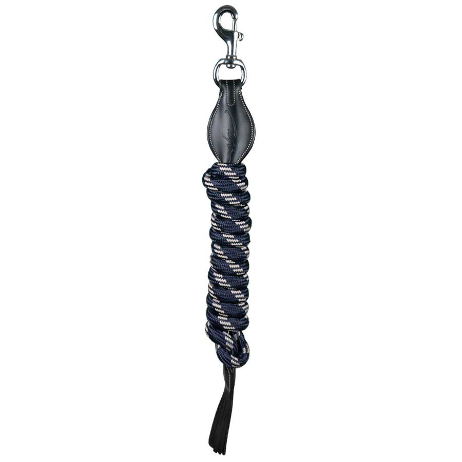 Longes Nylon/Cuir WC Bleu/Noir