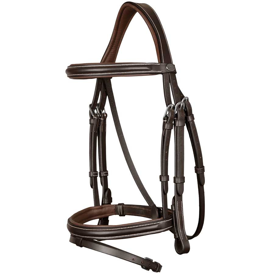 Bridon combiné classique WC Marron