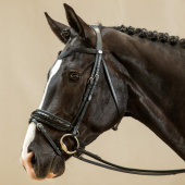 Bride de dressage Vernie Working Collection Noir Bride de dressage Vernie Working Collection Noir