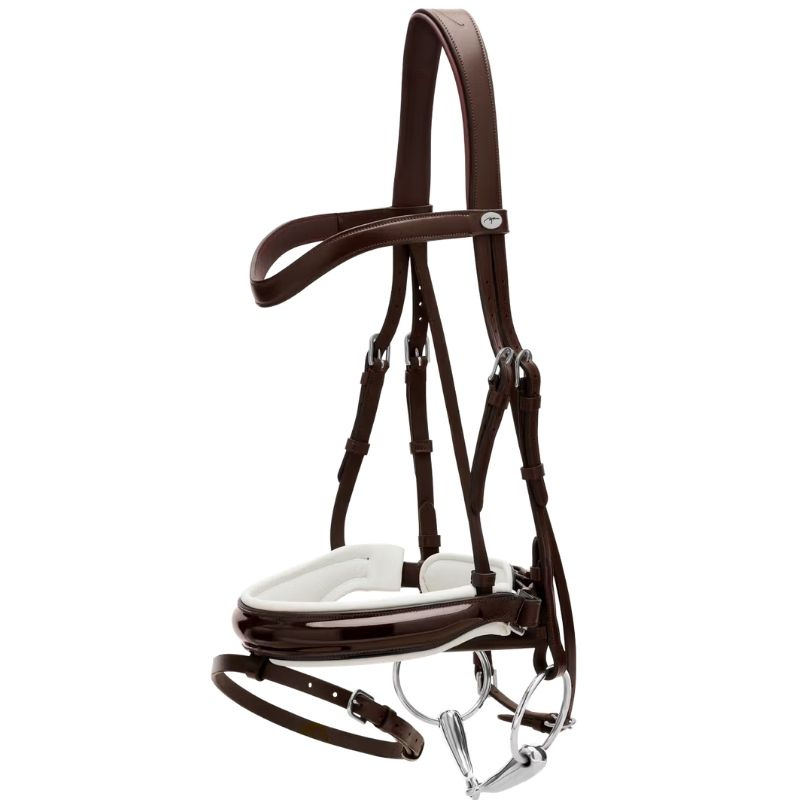 Bridon de dressage Working Collection Marron/Blanc