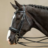 Bride de dressage Mat Working Collection Noir Bride de dressage Mat Working Collection Noir